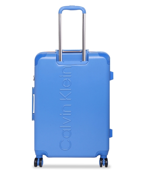 

Calvin Klein Blue Solid Avenue Lanes Hard-Sided Cabin Trolley Suitcase