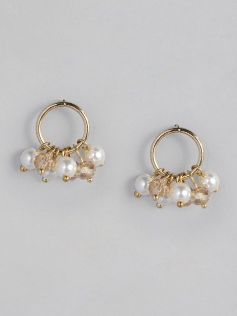 

justpeachy Gold-Toned Circular Studs