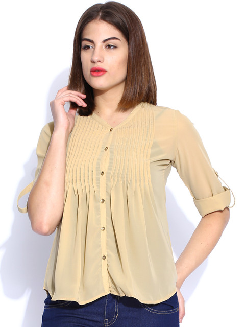 

U.S. Polo Assn. Women Khaki Top