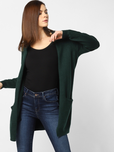 

ONLY Women Green Solid Sweater