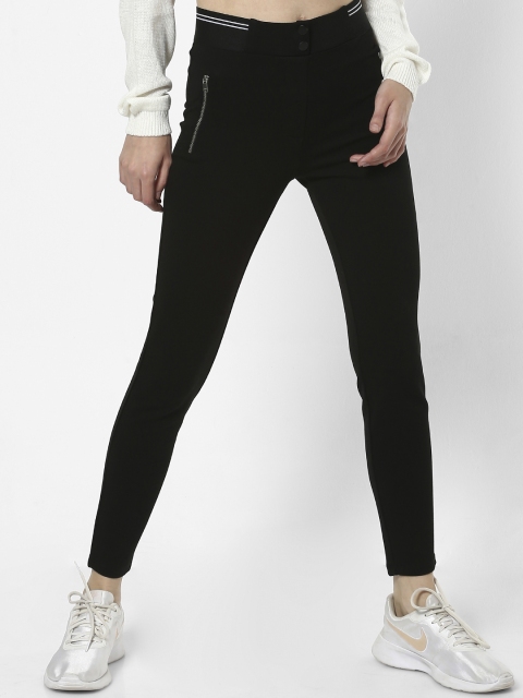 

ONLY Women Black Solid Treggings
