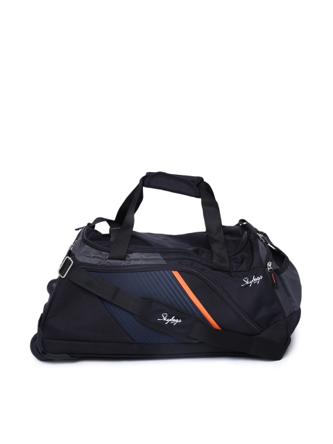 

Skybags Unisex Black Printed Arco Trolley Duffle Bag