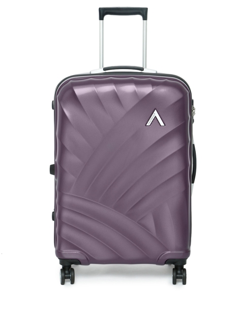 

Aristocrat Unisex Purple Solid Medium Trolley Bag