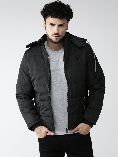 

Foreign Culture By Fort Collins Men Black Solid Padded Jacket