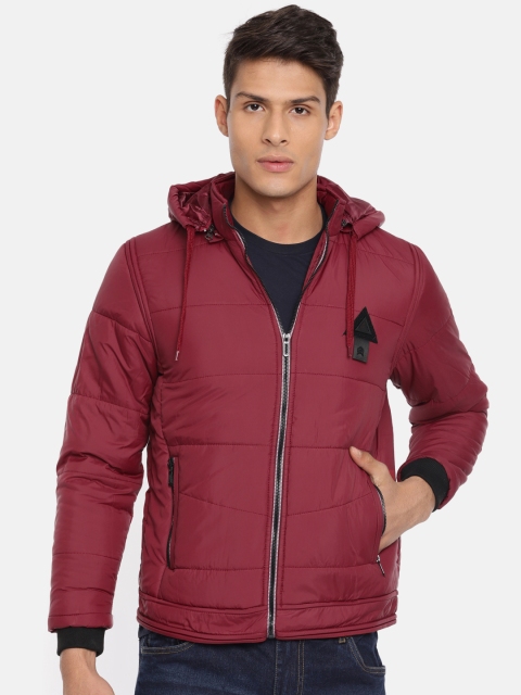 

Foreign Culture By Fort Collins Men Maroon Solid Jacket