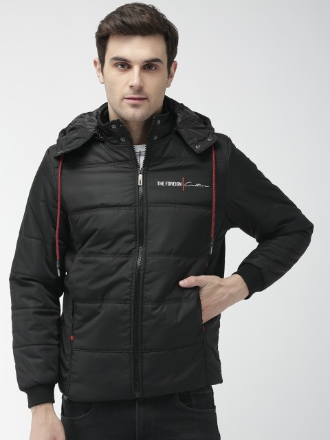 

Foreign Culture By Fort Collins Men Black Solid Jacket