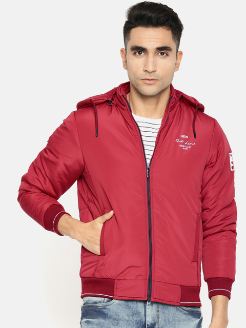 

Foreign Culture By Fort Collins Men Red Solid Puffer Jacket