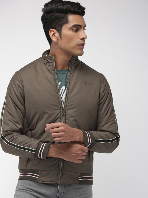 

Foreign Culture By Fort Collins Men Grey Solid Bomber Jacket
