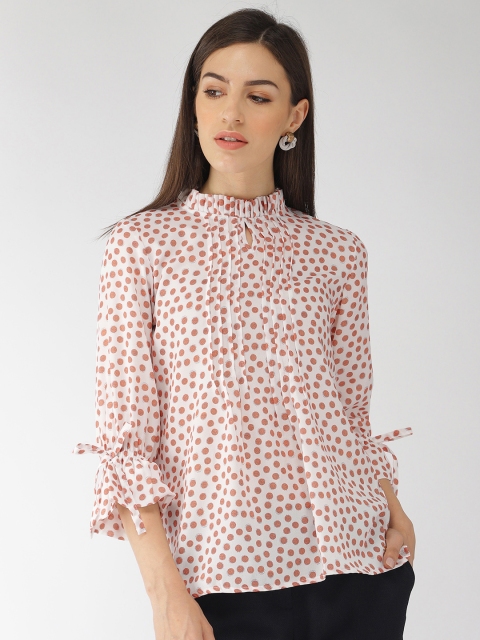 

Park Avenue Women White Printed A-Line Top