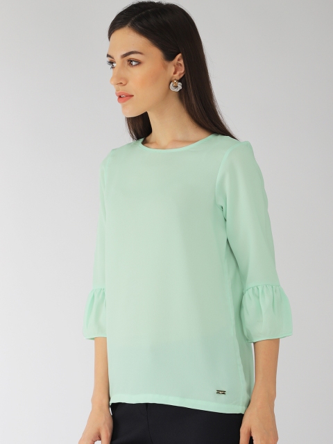 

Park Avenue Women Green Solid Top