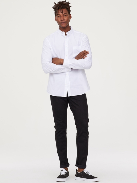 

H&M Men Black Slim Selvedge Jeans