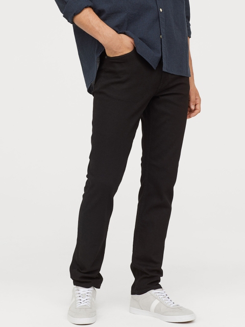 

H&M Men Black Slim Jeans