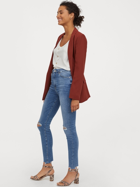 

H&M Women Blue Embrace High Ankle Jeans