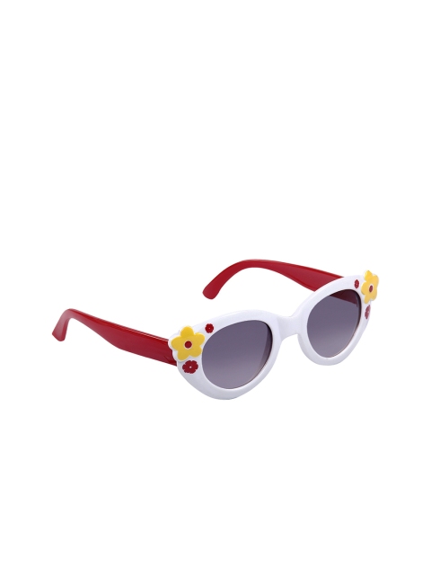 

Olvin Kids White & Red Self Design Sunglasses OL421-01