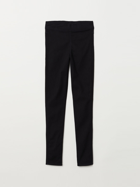 

H&M Women Black Solid Treggings