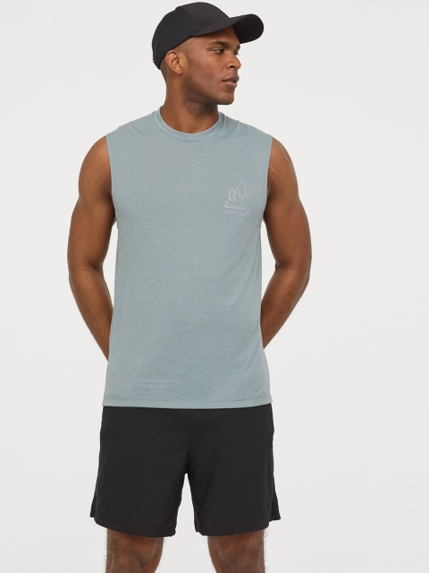 

H&M Men Black Solid Running Shorts