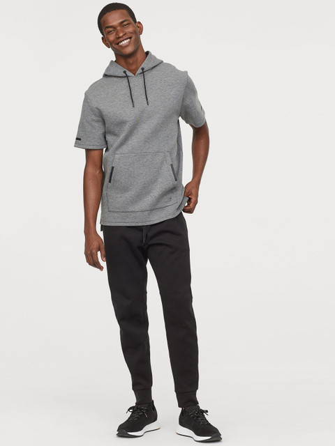 

H&M Men Black Solid Sports Joggers