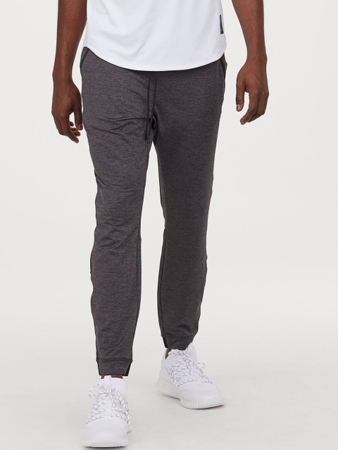 

H&M Men Grey Solid Sports Trousers