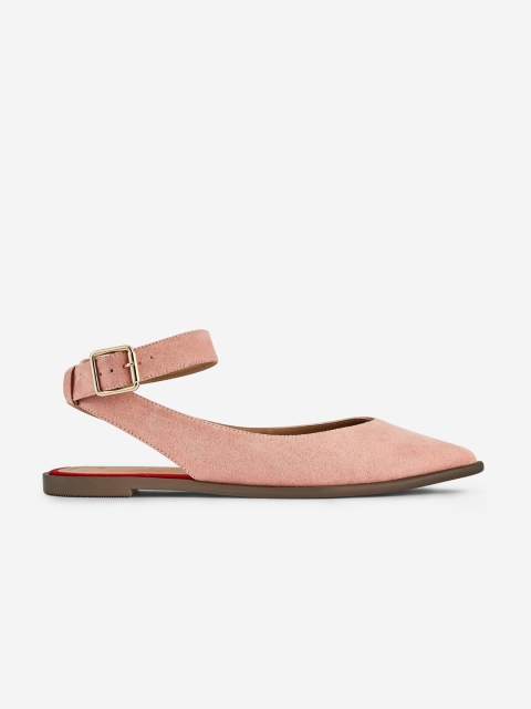 

DOROTHY PERKINS Women Pink Solid Flats