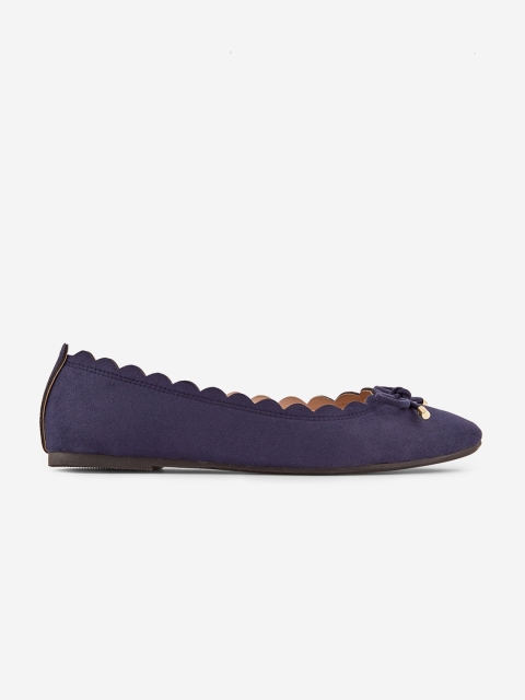 

DOROTHY PERKINS Women Navy Blue Solid Ballerinas