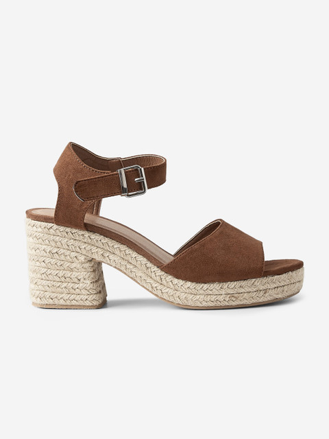 

DOROTHY PERKINS Women Brown Solid Heels