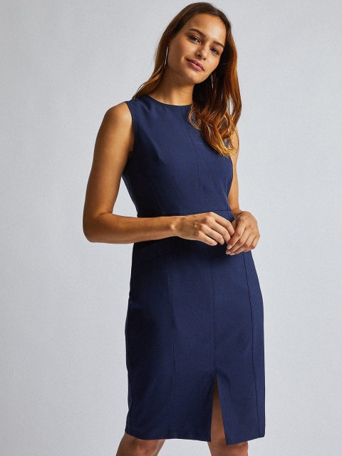 

DOROTHY PERKINS Women Navy Blue Sheath Dress