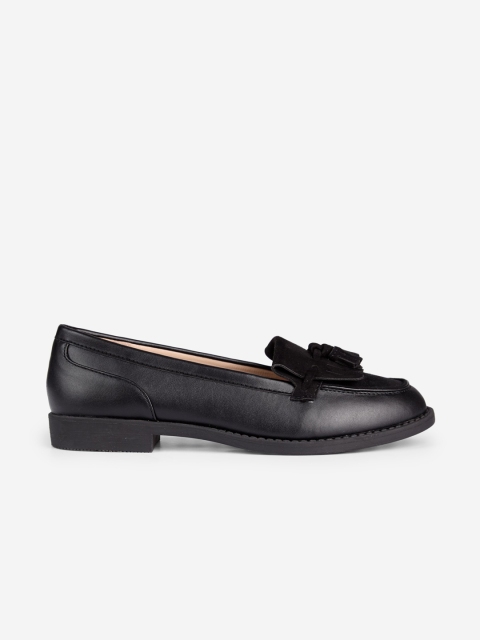 

DOROTHY PERKINS Women Black Solid Loafers