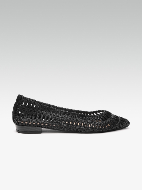 

DOROTHY PERKINS Women Black Braided Ballerinas
