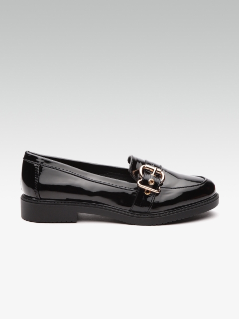 

DOROTHY PERKINS Women Black Solid Slip-Ons