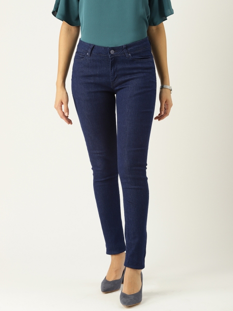 

Allen Solly Woman Women Blue Regular Fit Mid-Rise Clean Look Stretchable Jeans