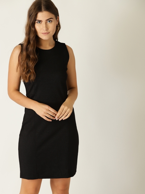

Allen Solly Woman Black Sheath Dress