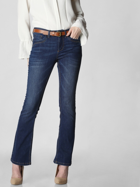 

Vero Moda Women Blue Bootcut Mid-Rise Clean Look Stretchable Jeans