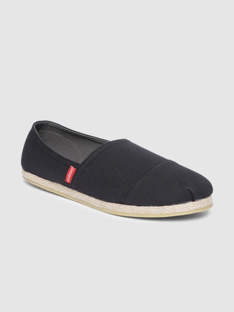

Jack & Jones Men Black Solid Espadrilles