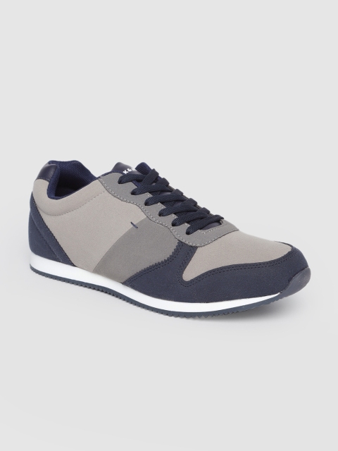 

Jack & Jones Men Blue & Grey Colourblocked Sneakers