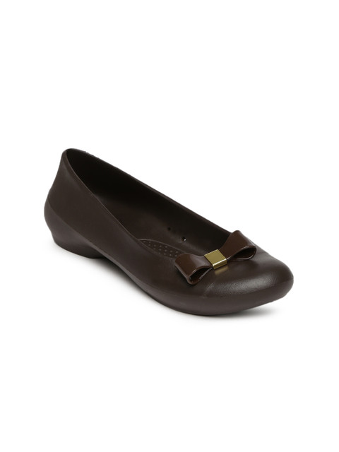 

Crocs Women Brown Gianna Bow Ballerinas