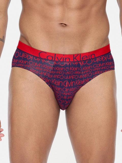 

Calvin Klein Underwear Men Purple & Red Printed Briefs NU86346GK