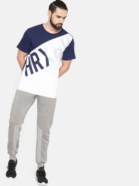 

HRX by Hrithik Roshan Men Grey Solid Active Regular Fit Joggers