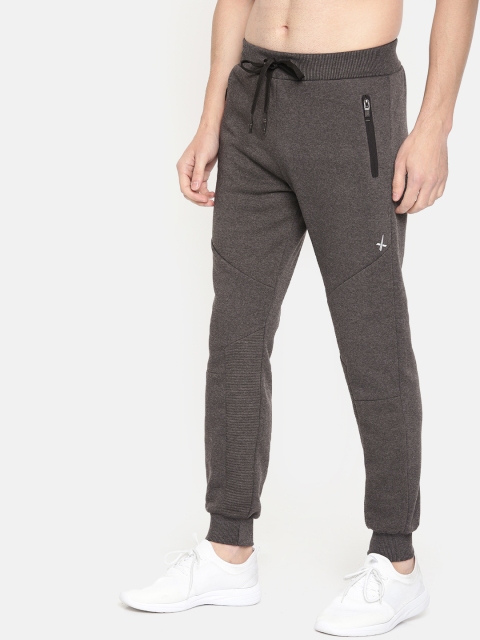 

HRX by Hrithik Roshan Men Charcoal Grey Solid Active Regular Fit Joggers