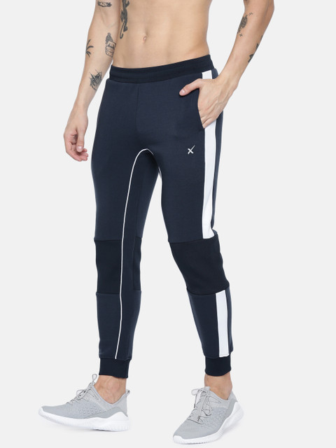 

HRX by Hrithik Roshan Men Navy Blue Solid Slim Fit Joggers