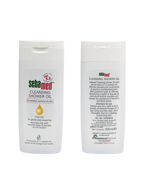 

Sebamed Unisex Cleansing Shower Oil 200ml, White