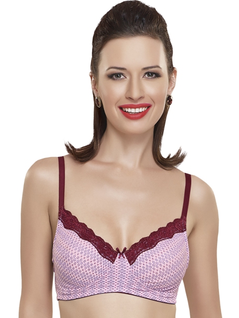 

Inner Sense Pink Printed Bra ISB021