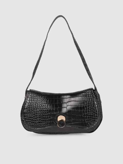 

Accessorize Black Textured Shoulder Bag