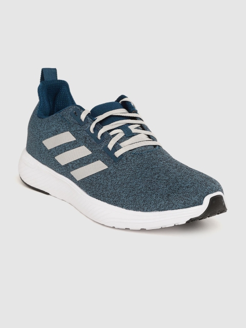 

ADIDAS Men Teal Blue Woven Design Kollide Running Shoes