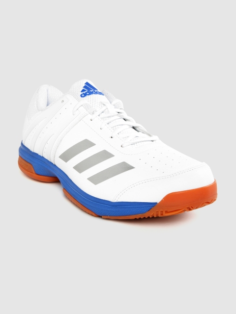 

ADIDAS Men White Perforated Wucht Indoor Badminton Shoes