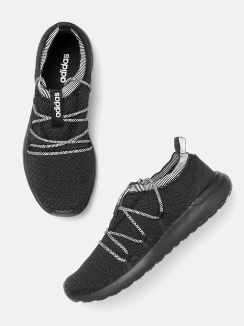 

ADIDAS Men Black Woven Design Rey Running Shoes