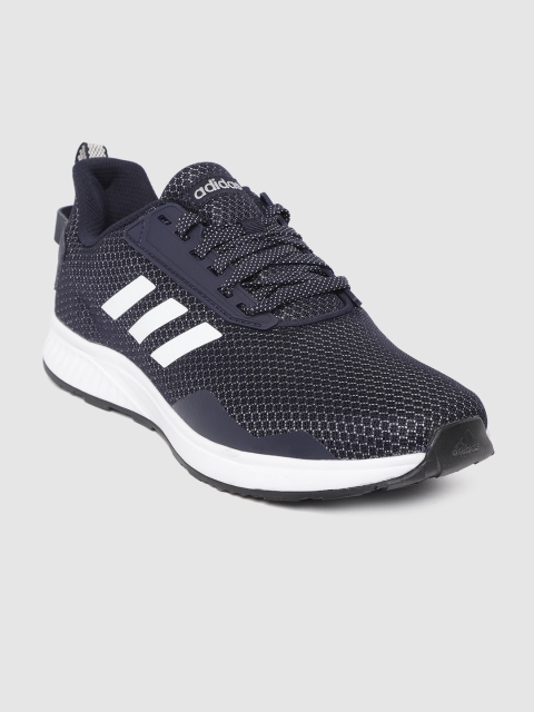 

ADIDAS Men Navy Blue Woven Design Fassar Running Shoes