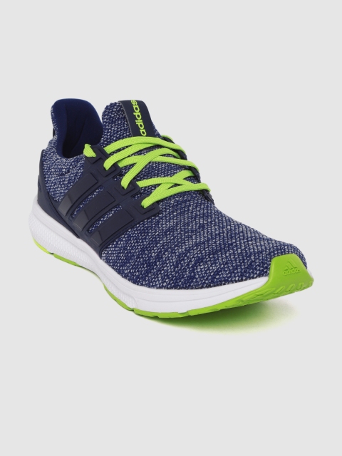

ADIDAS Men Navy & White Furato Running Shoes, Navy blue