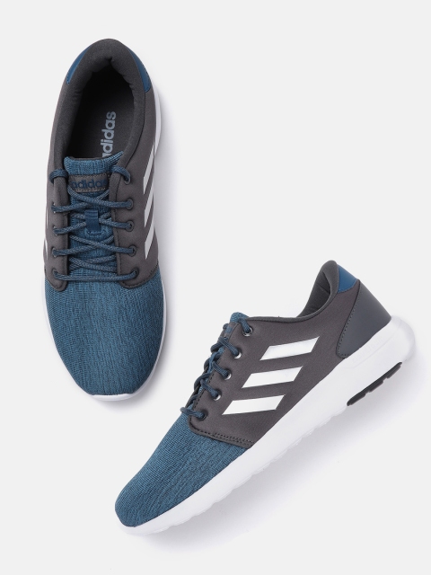 

ADIDAS Men Teal Blue & Grey Colourblocked Storm Runner Running Shoes