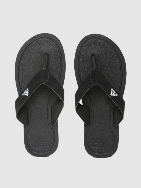 

ADIDAS Men Black Stabile Ms Textured Thong Flip-Flops