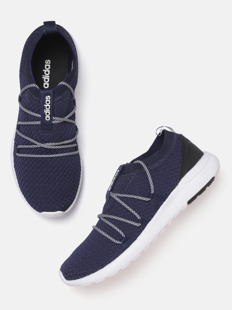 

ADIDAS Men Navy Blue Woven Design Rey M Running Shoes